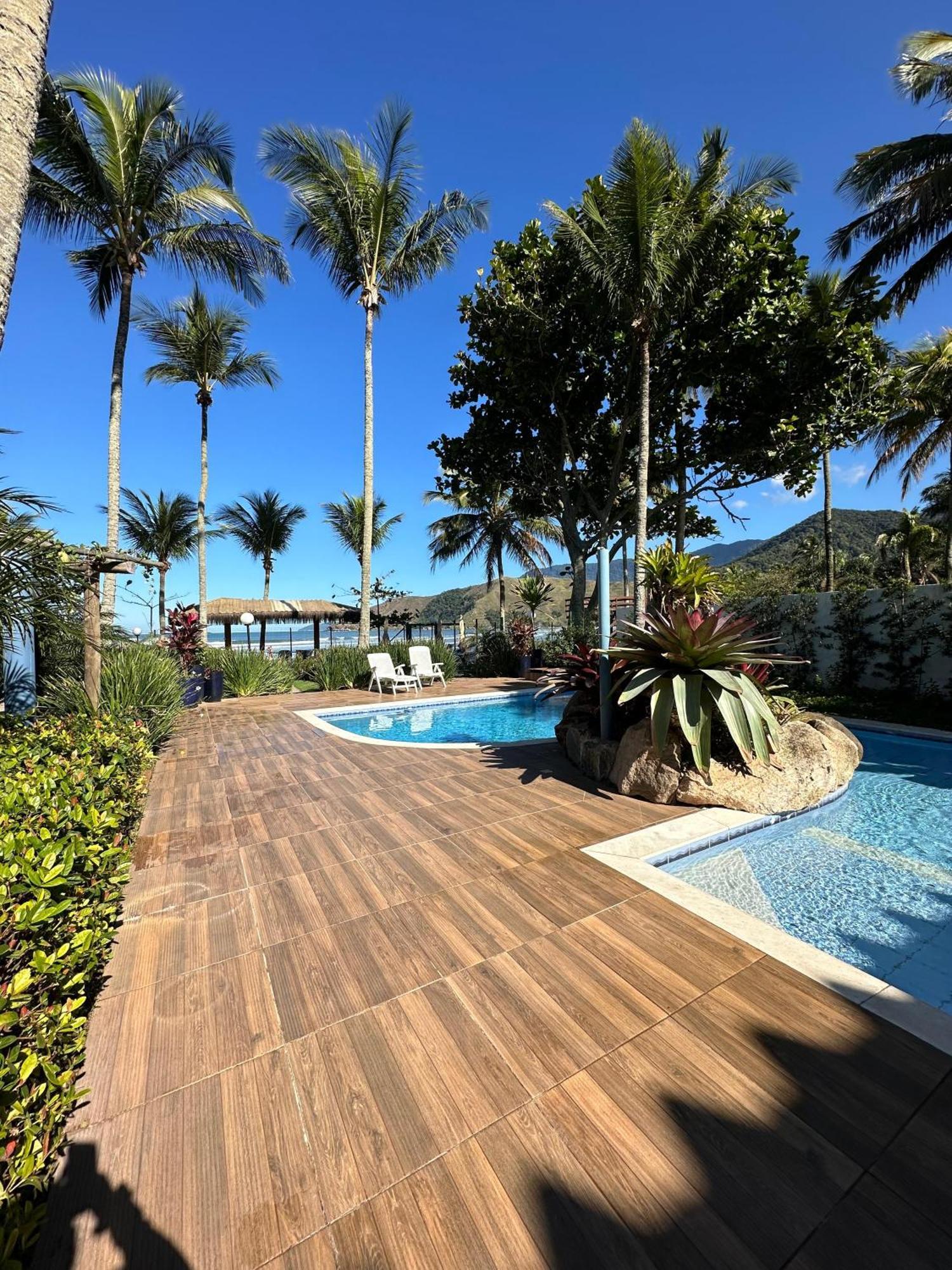 Brisa Do Mar Bare Praia Hotel - Praia De Barequecaba Сао Себастиао Екстериор снимка